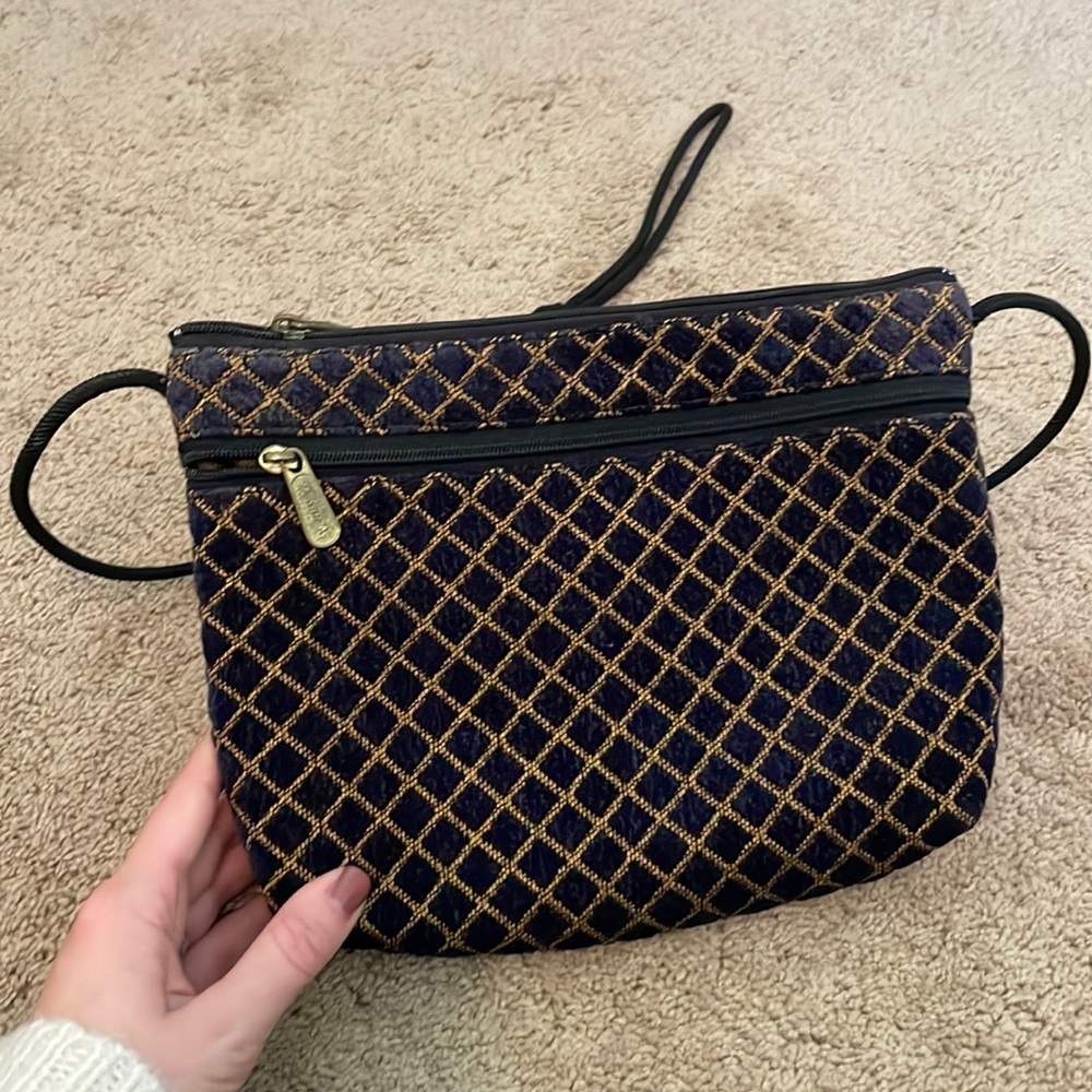 Danny K. Crossbody purse, inside and outside pocket